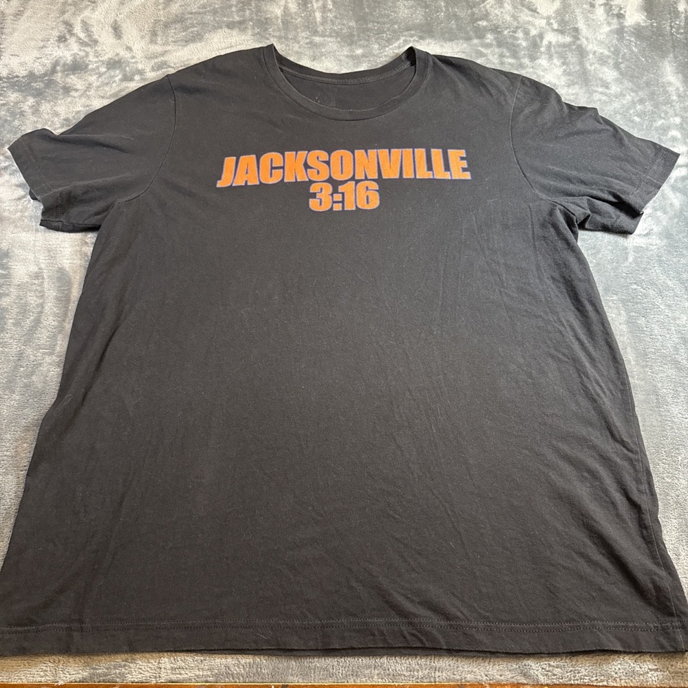 WWE Legends Stone Cold Steve Austin Smoking Skull T-Shirt 2XL Jacksonville 3:16